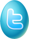 easter, twitter, egg LightSeaGreen icon