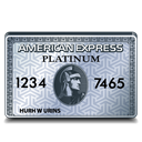american, platinum, express Black icon
