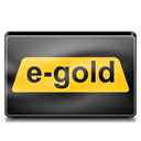 E, gold Black icon