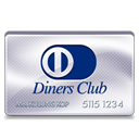 Club, diners Black icon