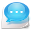 Comment, Chat, talk MediumTurquoise icon