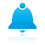 Blue, bell DeepSkyBlue icon