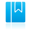 bookmark, Blue, Book DeepSkyBlue icon