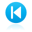 Blue, button, Begin DeepSkyBlue icon