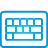 Basic, Blue, Keyboard DodgerBlue icon