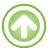 Up, green, navigation, Basic, frame DarkKhaki icon