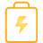 yellow, Basic, Battery Orange icon