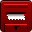 mail Maroon icon
