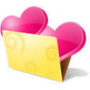 love, Folder, Favorite, Favourite, bookmarks Khaki icon