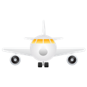 fly, travel, airplane, Aeroplane Black icon