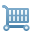 Cart, Empty, shopping CadetBlue icon