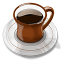 Coffee, cup, mug Black icon