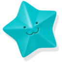 star, Blue DarkTurquoise icon