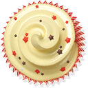 muffin, cupcake, cake, Beige PaleGoldenrod icon