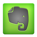 Android, Evernote, base YellowGreen icon