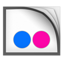 flickr, Android, base WhiteSmoke icon