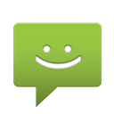 Android, messages, btn, Left, Comment YellowGreen icon