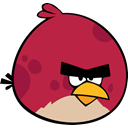 Angry birds, red bird Brown icon