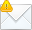 mail, warning, base AliceBlue icon