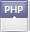 base, File, Php, glaze SlateGray icon