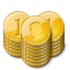 coin, base, gold, Stacks Goldenrod icon