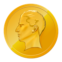 Finance, base, gold, Cash, napoleon, Money, coin Goldenrod icon