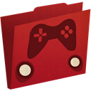 Folder, Games Firebrick icon