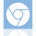 chromium, Mirror, google SkyBlue icon