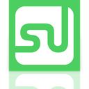 Stumbleupon, Mirror MediumSeaGreen icon