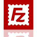 Filezilla, Mirror DarkRed icon