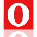 Opera, Mirror Red icon