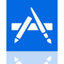 App, store, Mirror DodgerBlue icon