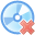 Cd, delete CornflowerBlue icon