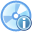 Cd, Information CornflowerBlue icon
