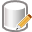 Database, Edit Gray icon