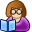 teacher, Female MidnightBlue icon