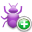 bug, Add DarkOrchid icon