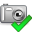 Accept, Camera ForestGreen icon