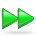Forward, Fast, green ForestGreen icon