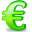 Euro, Money LawnGreen icon