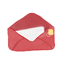 Ak, mail IndianRed icon
