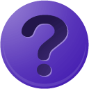 P, question SlateBlue icon