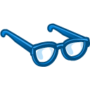 Glasses Teal icon