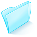 Blue, normal, dossier PaleTurquoise icon