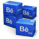 Behance, Shipping RoyalBlue icon