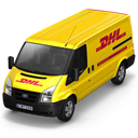 dhl, Front Black icon