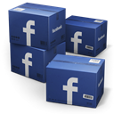 Facebook, Shipping MidnightBlue icon