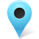 Azure, outside, mapmarker, marker Black icon