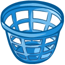 Basket, Laundry Teal icon