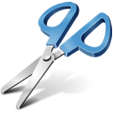 scissors, Cut CornflowerBlue icon